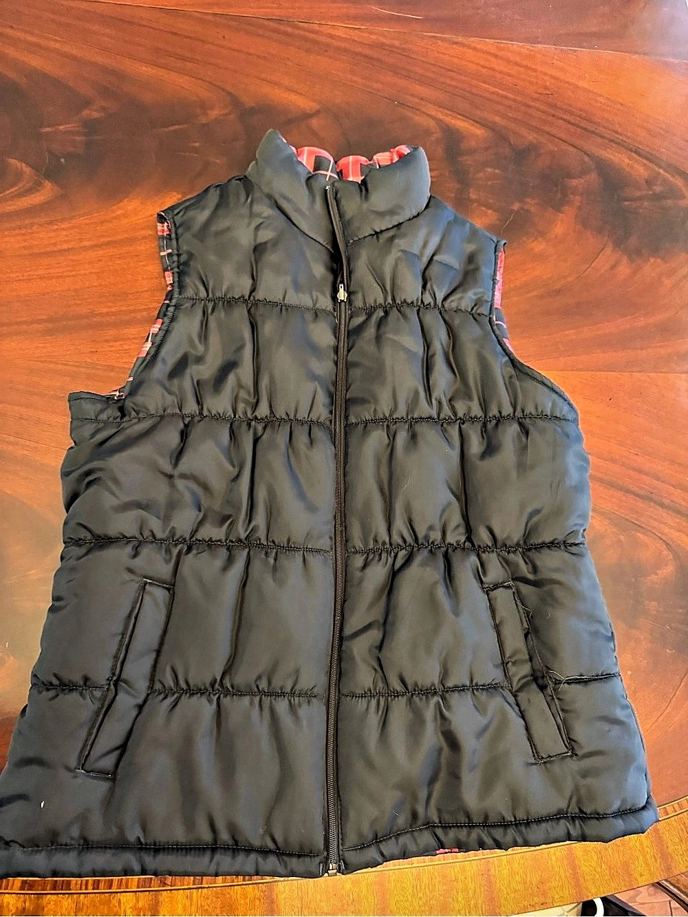Merona Women's Black Puffer Vest Size Large